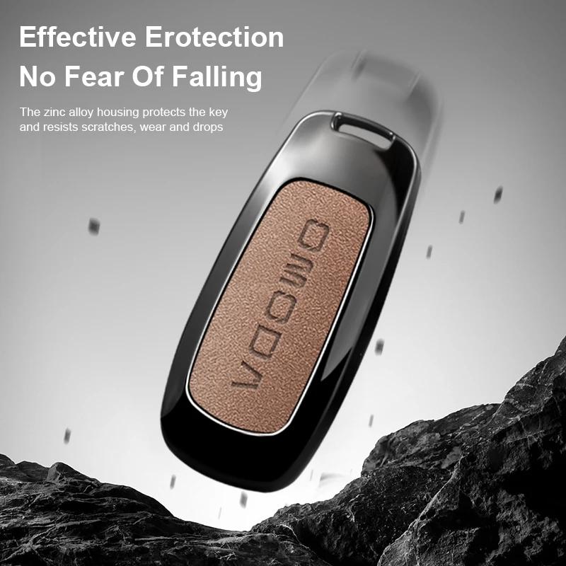 Zinc Alloy Car Key Case Cover Shell Holder Keychain Car Accessories, Fit For Omoda 7 C7 Shs Phev Protection Key Bag