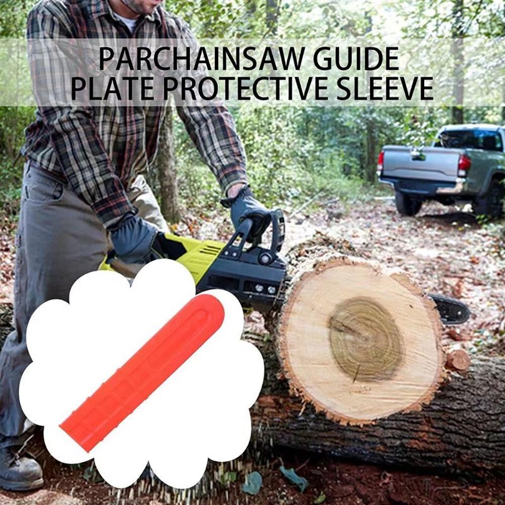 1Pcs New 10-24inch Chain Saw Guide Cover Anti-scratch Plastic Chain Saw Bar Protector Plate Guard Cover Power Tool Accessories