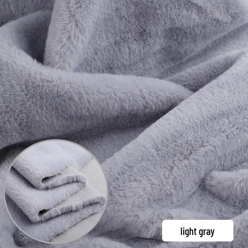 

Плотная плюшевая ткань с имитацией меха кролика для фотографий, кукол и украшений