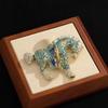 SKEDS Vintage Baroque Animal Brooches Large Size Horse Pins Mid-Century Creative Design Jewelry Shiny Rhinestones Corsages