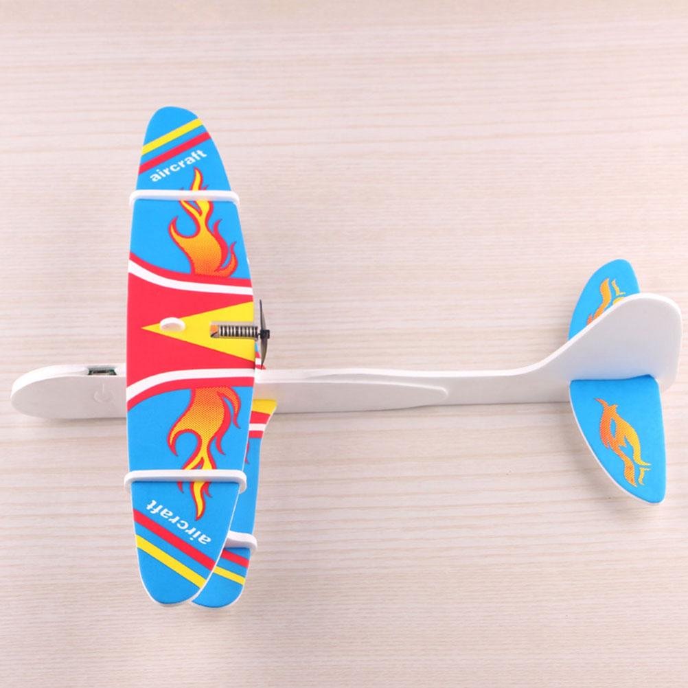 Creative Airplane Model Outdoor Toy Electric Airplane Toy Simulation Airplane Toy Airplane Kids Random Color