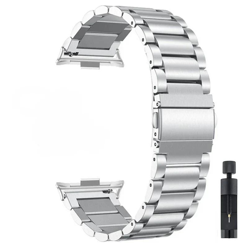 

Watch Bracelet Strap for Huawei Watch Fit 3 Smartwatch Stainless Steel Band for Huawei Watch Fit3 Metal Correa Wristband Huawei Watch Fit 3 серебряный