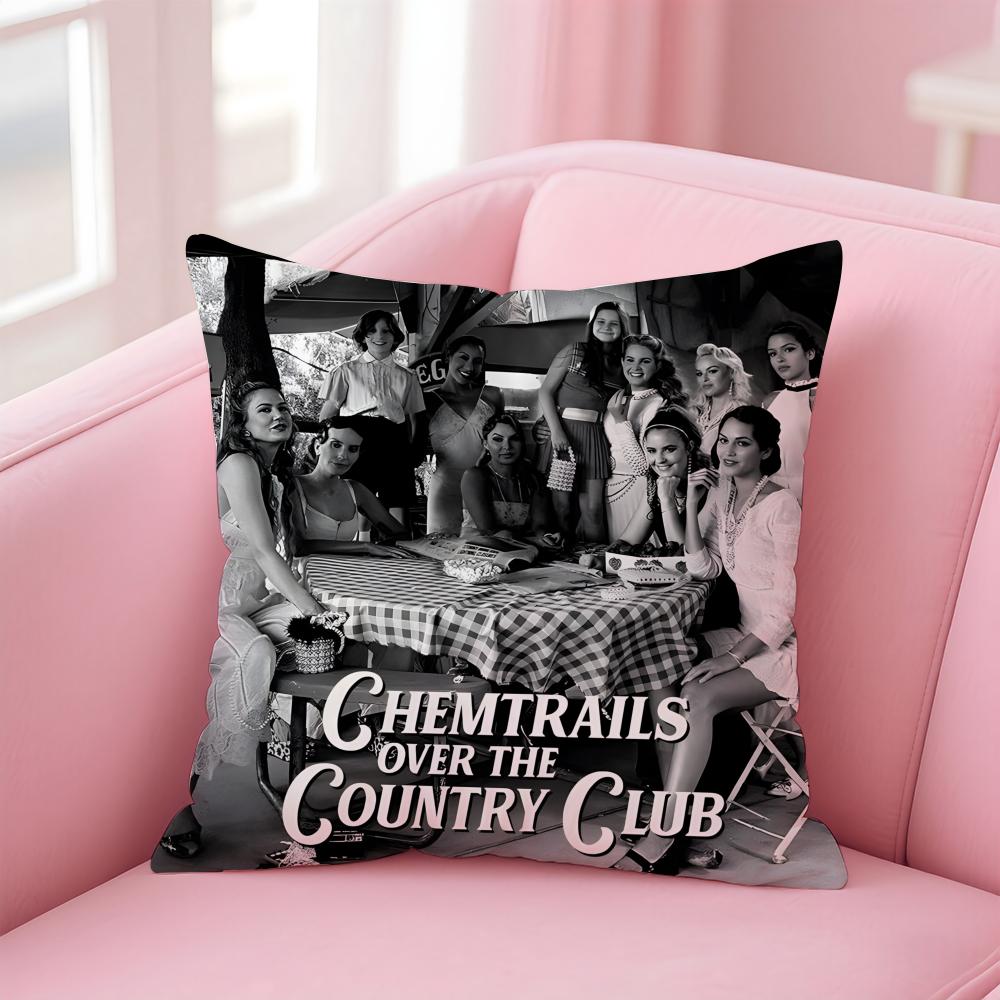 Singer Music Lana Del ReyR Cushion Cover Pillow Case Soft Skin Friendly Fabric  Concealed Zipper