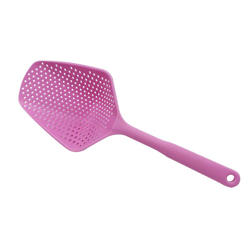 Premium Quality Cooking Shovel Vegetable Strainer Scoop Nylon Spoon Colander For Effortless Kitchen Use