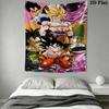 DRAGON BALL Wandteppich Ästhetischer Wandbehang Bedruckte Stoffdecke Dekorative Wandteppiche für Schlafzimmer Wohnzimmer Heimdekoration