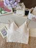 Seamless Lace Camisole with Fixed Cup and Beautiful Back Design