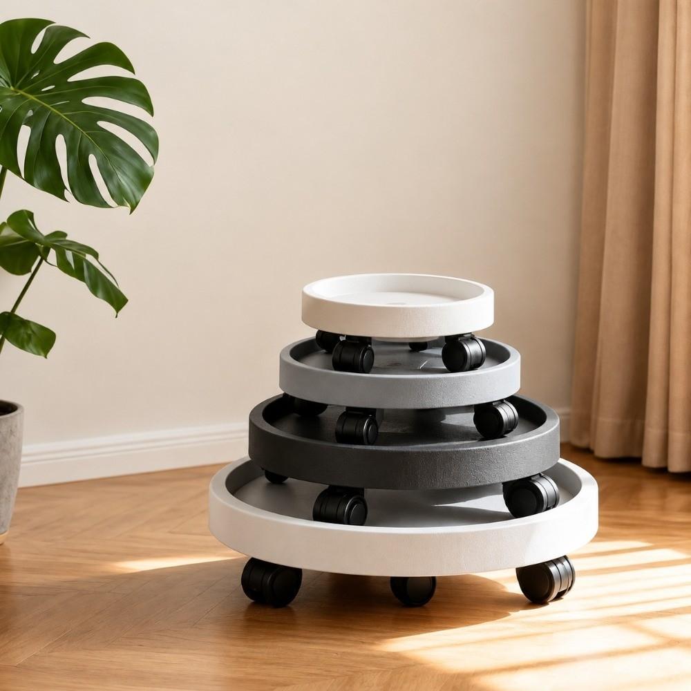 22-45cm Podmiska na květináč s kolečky Podmiska na květináč Mobilní paleta na květináče Bonsai