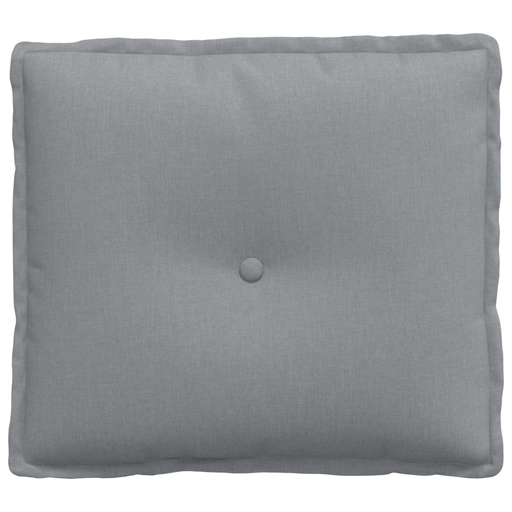 Back Cushion Light Grey 50 x 19 x 45 cm Fabric