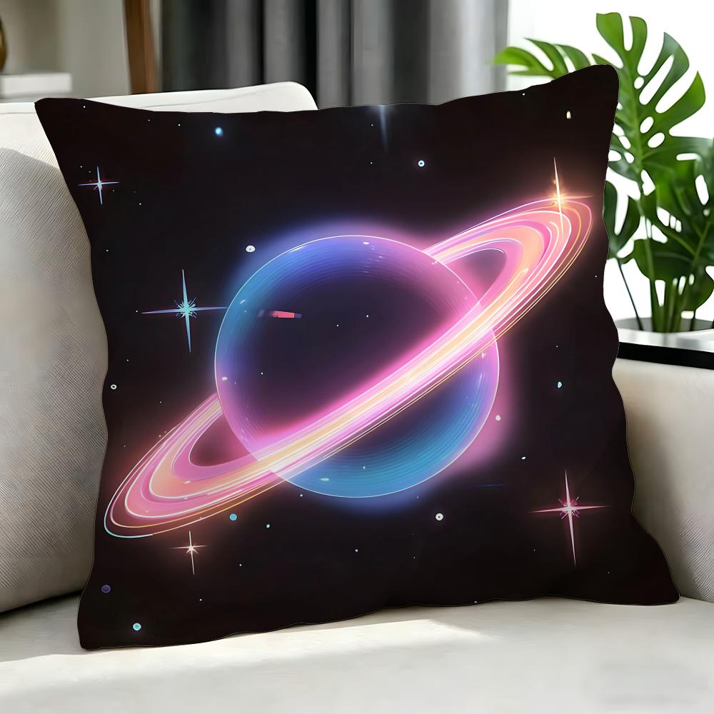 Art CCartoon Planet Cushion Cover Cushion Cover Set Pcs x x x Pillowcase Decorative Sofa Home Decor