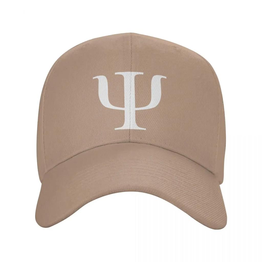 Punk Psi Psychologie Logo Baseballová Čepice pro Ženy Unisex Prodyšná Psycholog Učitel Dárek Táta Klobouk Venkovní Snapback Čepice