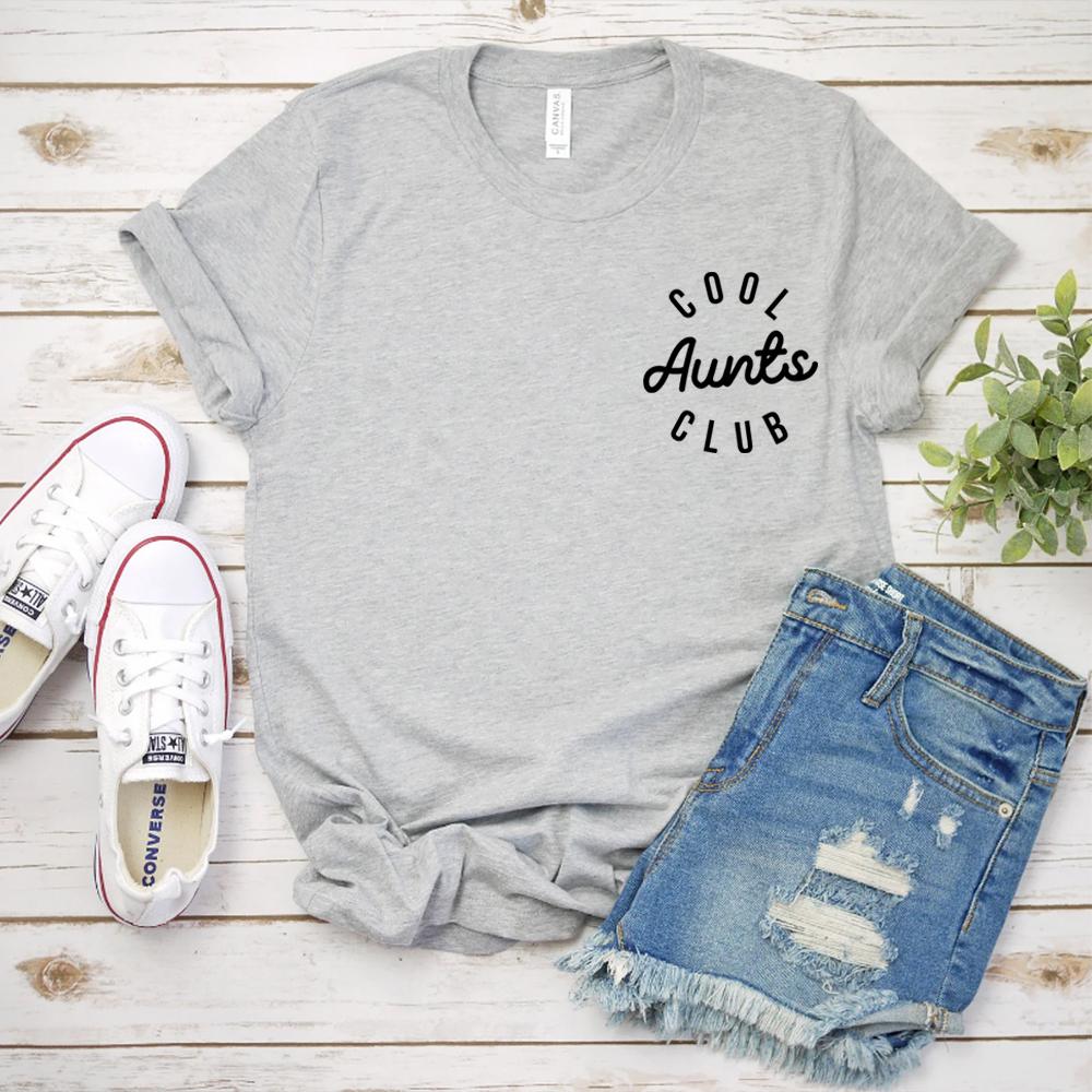 Cool Aunts Club T Shirt New Aunts Tshirt Favorite Aunt Shirt Tees Cool Aunt Gift From Niece Funny Cool Aunt Graphic T Shirts