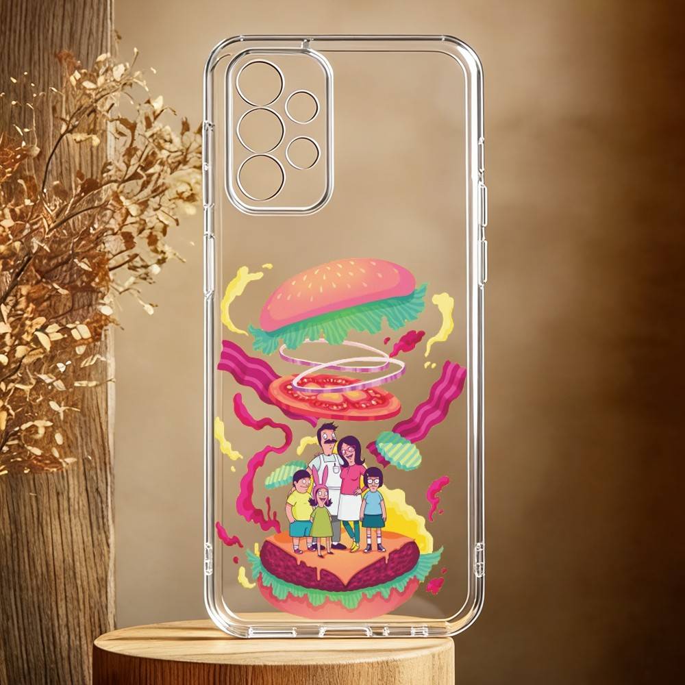 B-Bob's B-Burgers-RS Phone Case For Samsung Galaxy A71,A70,A52,A51,A40,A30 Transparent Cover