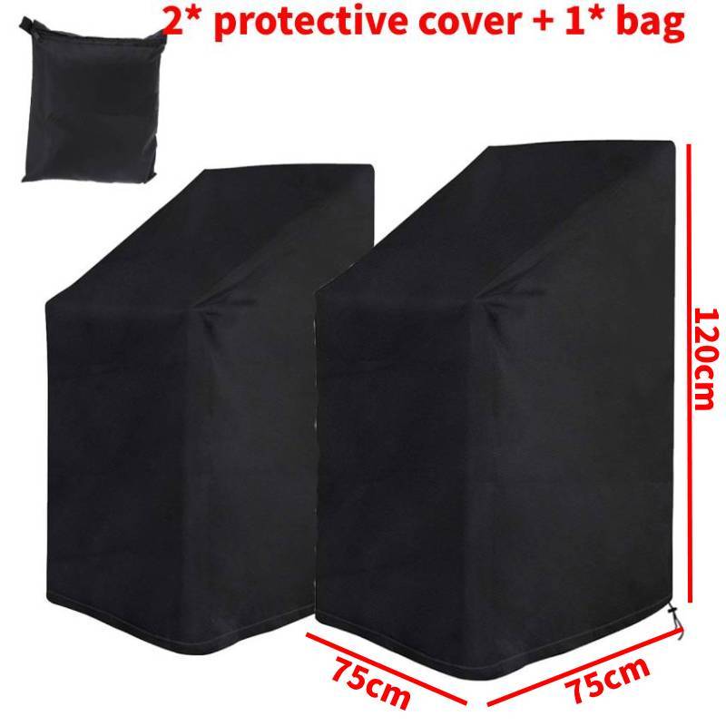 Modern Minimalist Stacking Chair Cover Waterproof Dustproof For Indoor Outdoor Furniture