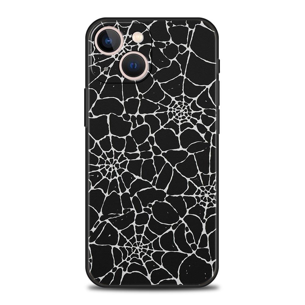 Spider Web Phone Case Cover for iPhone 17 16 15 14 13 12 11 Pro Max 17 Air Plus Shockproof Soft TPU Shell Fundas Capas Coque Bag