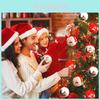 Weihnachtsbaum-Deko Schaumstoff-Sticker-Set Mit Weihnachtsmann- und Rentier-Ornamenten Für die Feiertagsfeier