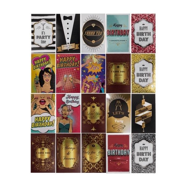 

Етикетки для пляшки вина та шампанського Пачка 20 самоклеючих