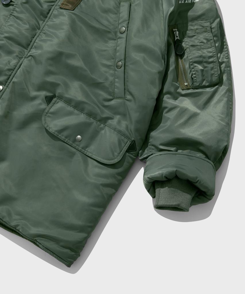 Outstanding N3B Flight Parka(Wool Insulation)_Sage Green