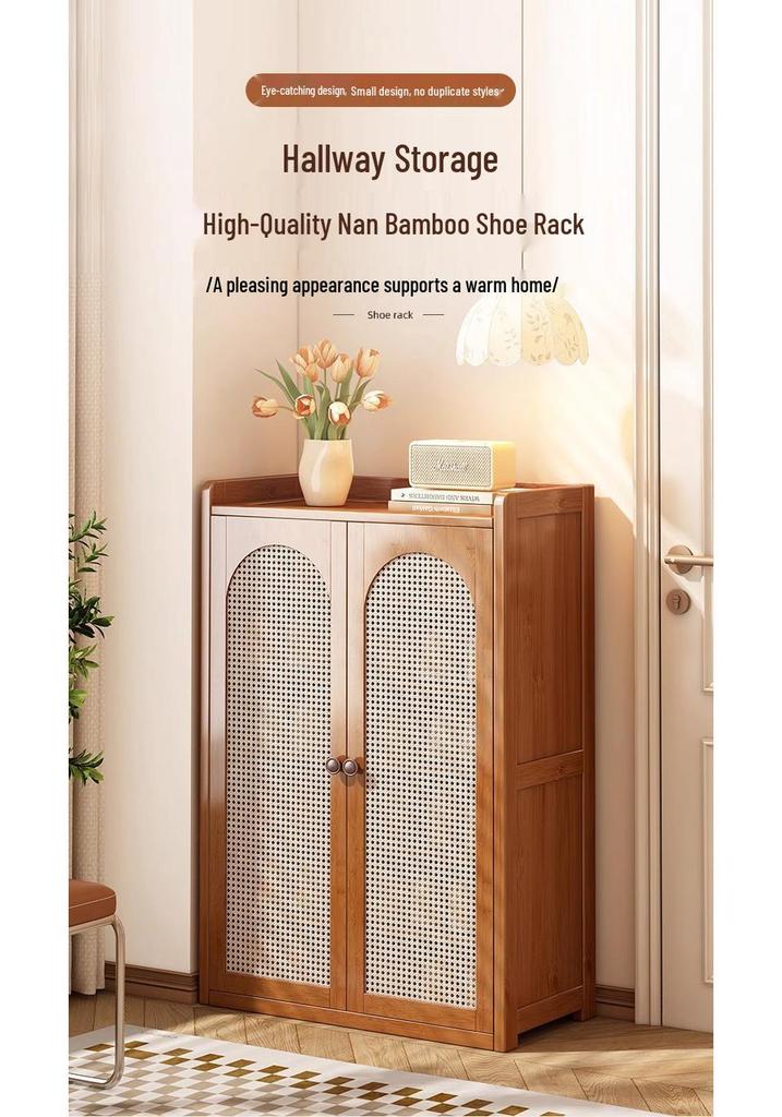 Large Capacity Narrow Vertical Shoe Cabinet for Entryway