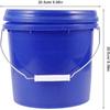ARTIBETTER Kunststoff-Farbeimer mit Griff und Deckel, runder Aufbewahrungsbehälter für Farbe, vielseitig einsetzbar, tragbares Design für Outdoor-Aktivitäten