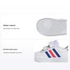 Fokus Einatmen Synthetikleder Bequem Balance Niedrig geschnitten Laufschuhe Babyschuhe Weiß HP8971