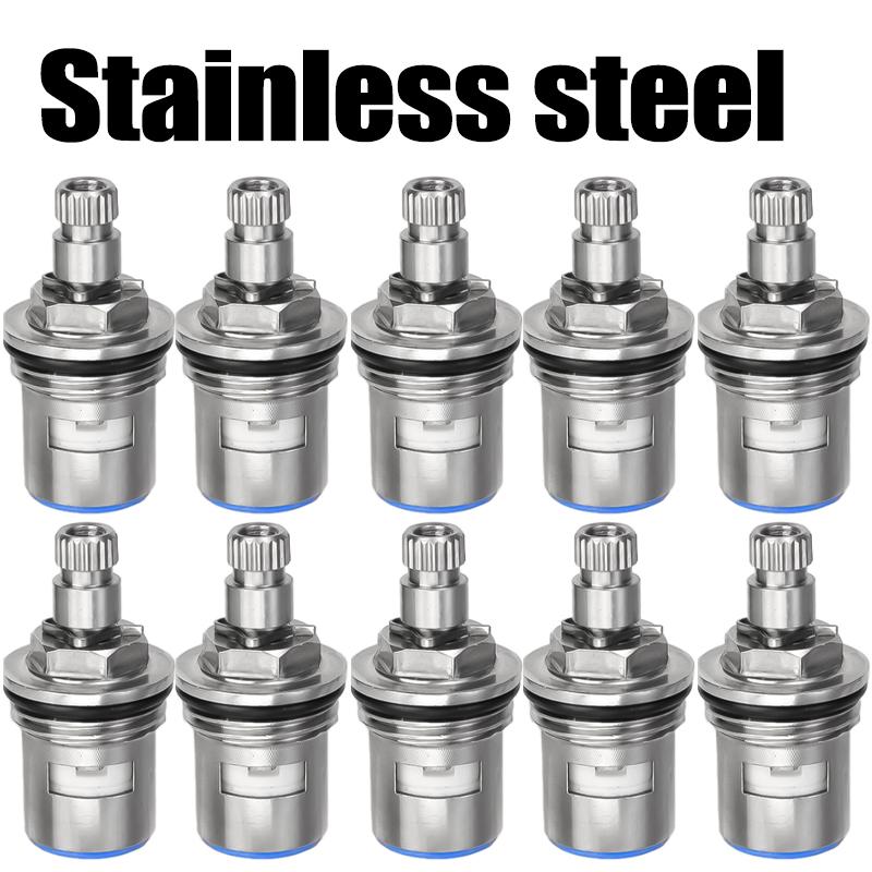 10/1pcs Faucet Valves Replacement Universal Tap Valve Brass Cartridge Faucet Inner Valve for Household Bathroom Kitchen Supplies