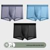 Xueqiman Men's Ice Silk Antibacterial Boxer Briefs