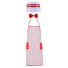 Halloween Themed Servers Uniform Apron Breathable Polyester Blend Fabric Detachable Chefs Cap Ideal For Dining Experiences