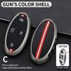 5 7 Buttons Zinc Alloy + Silicone Car Key Case Cover For Hyundai Kona Ev Grandeur GN7 IONIQ 6 2025 2025 Remote Key Protect Shell