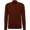 Mens Mock Neck Regular Raglan Sweater Top