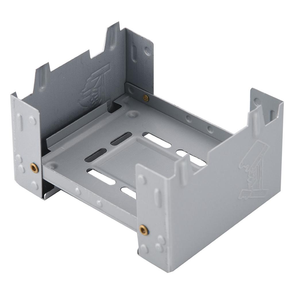 Fornello da Tasca Pieghevole Portatile da Campeggio Militare per Esterno con Combustibile Solido ad Alcol 95 x 75mm