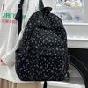 Schoolbag corduroy schoolbag junior high school girls college students autumn and winter backpack women travel lightweight 1011 new niche backpack