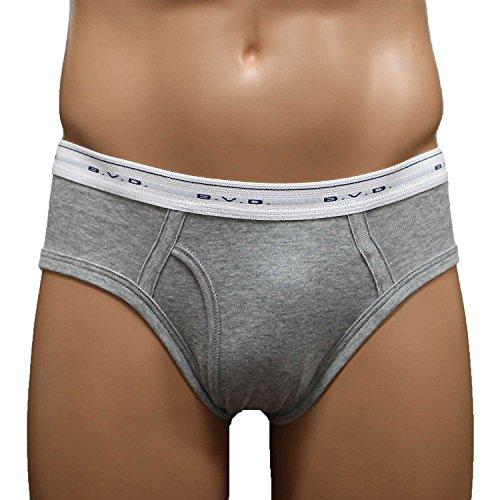 B.V.D. (Bee-Vee-Dee) Men's G031CS/TS Color Bikini Briefs (Front Opening)