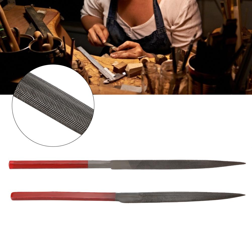 Diamantfeile Ring Schmuckformung Schnitzwerkzeug Reparaturwerkzeug mit rotem Griff