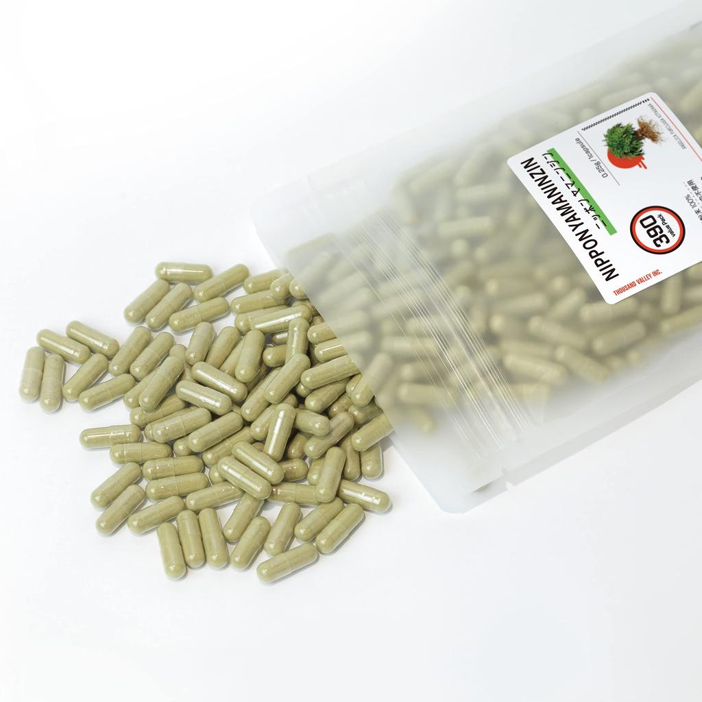 Japanischer Bergginseng aus Miyazaki Hyuga Toki Blattstiel 390 Körner x 1 Beutel [NIPPON YAMANINJIN] Takachiho, Präfektur, 100% Pulver,