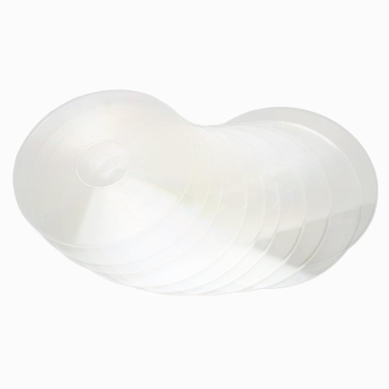 10Pcs Clear CDs Aesthetic Polishing Wall Painting CDs For DIY Crafts Wall Room Party Decor