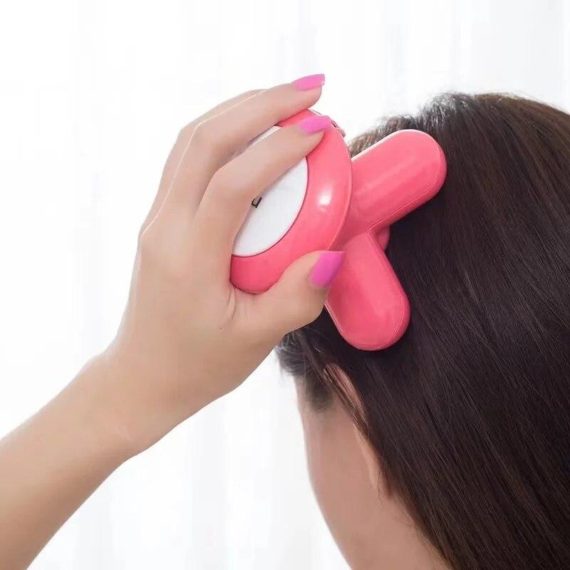 Multifunktionaler Ganzkörpervibrations-Mini-Mini-Massagegerät Haushalt USB-Aufladung Elektrisches Dreieck Halsmassage