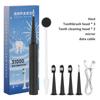 Power Electric Toothbrush Teeth Whitening USB Rechargeable Toothbrushes 5 Modes with 3 Brush Heads for Adults and Kids