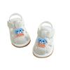 Baby Girl Toddler Shoes With Cartoon Design And Breathable Synthetic Leather For Summer Walks