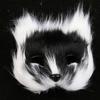 Cat Face Fox Shape Plastic Mask Furry Cat Hair Animal Halloween Cosplay Carnival Party Mask Christmas Props Sexy Imitation Toys