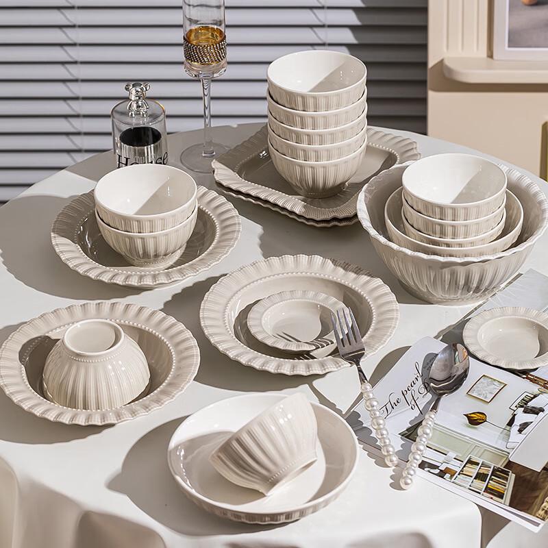 Mode Lanca Light Luxury Nordic Ceramic Dinnerware Set
