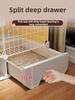 Indoor Small Teddy Dog Cage Toilet Bichon Dog Houses Bed Anti Jailbreak Household Puppy Villa Integrated Breathable Pet Kennel