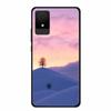 For TCL 501 Case Original Soft Silicone TPU Phone Cases Back Cover For TCL501 Scenery Shockproof Marble Painted Bumper Cute Etui