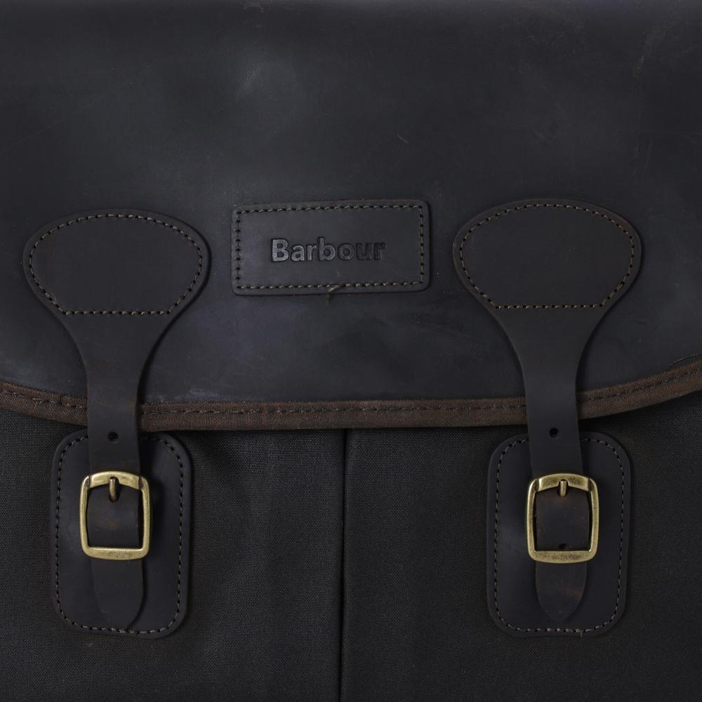 Barbour Uba0003 Ol71 Waxed Leather Taras Shoulder Bag