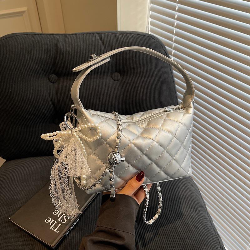 Spring new high-value bag diamond handbag chain fashionable niche shoulder messenger bag