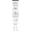 Wire Diameter 1.4mm Right Torsion Spring Return and Reset V-shaped Spring Right Rotation Spring Laps1/2/3/4/5lap 304SUS 10PCS