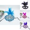 Halloween Princess Feather Mask For Costume Parties And Photography