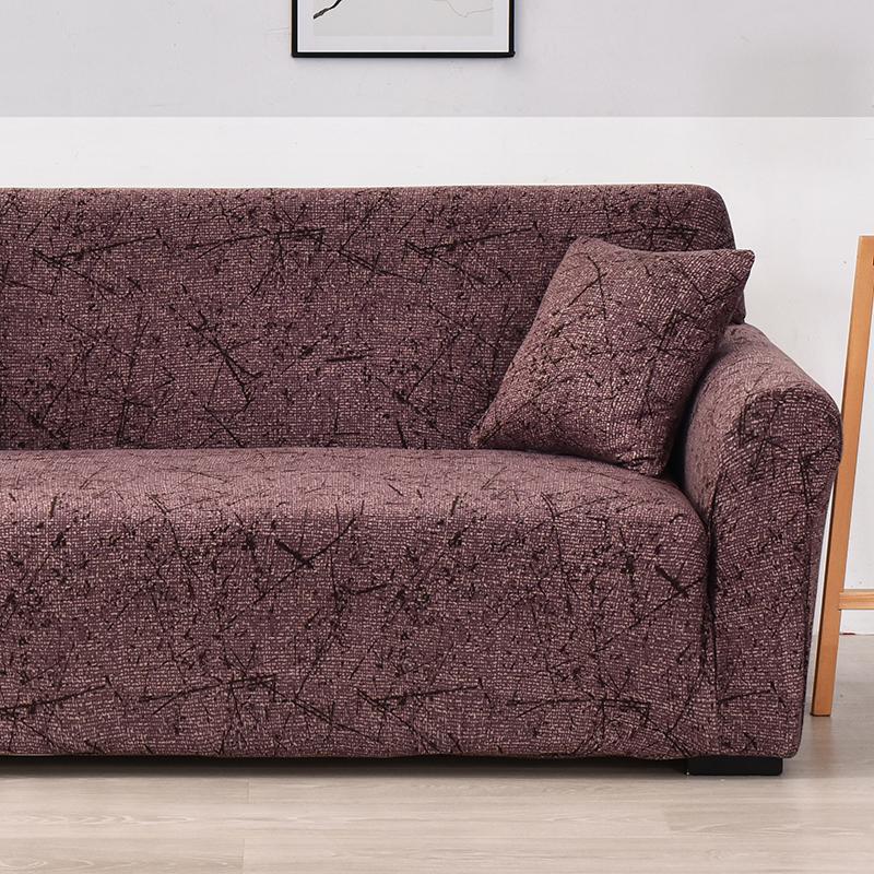 Lattice Printed Sofa Cover for Living Room Pet Kids Stretch Elastic Couch Cover for L Shape Sectional Furniture Protector