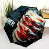 Joker Put Happy Face Folding Umbrella Suitable For All Seasons Travel Printing Umbrella Sun Umbrella