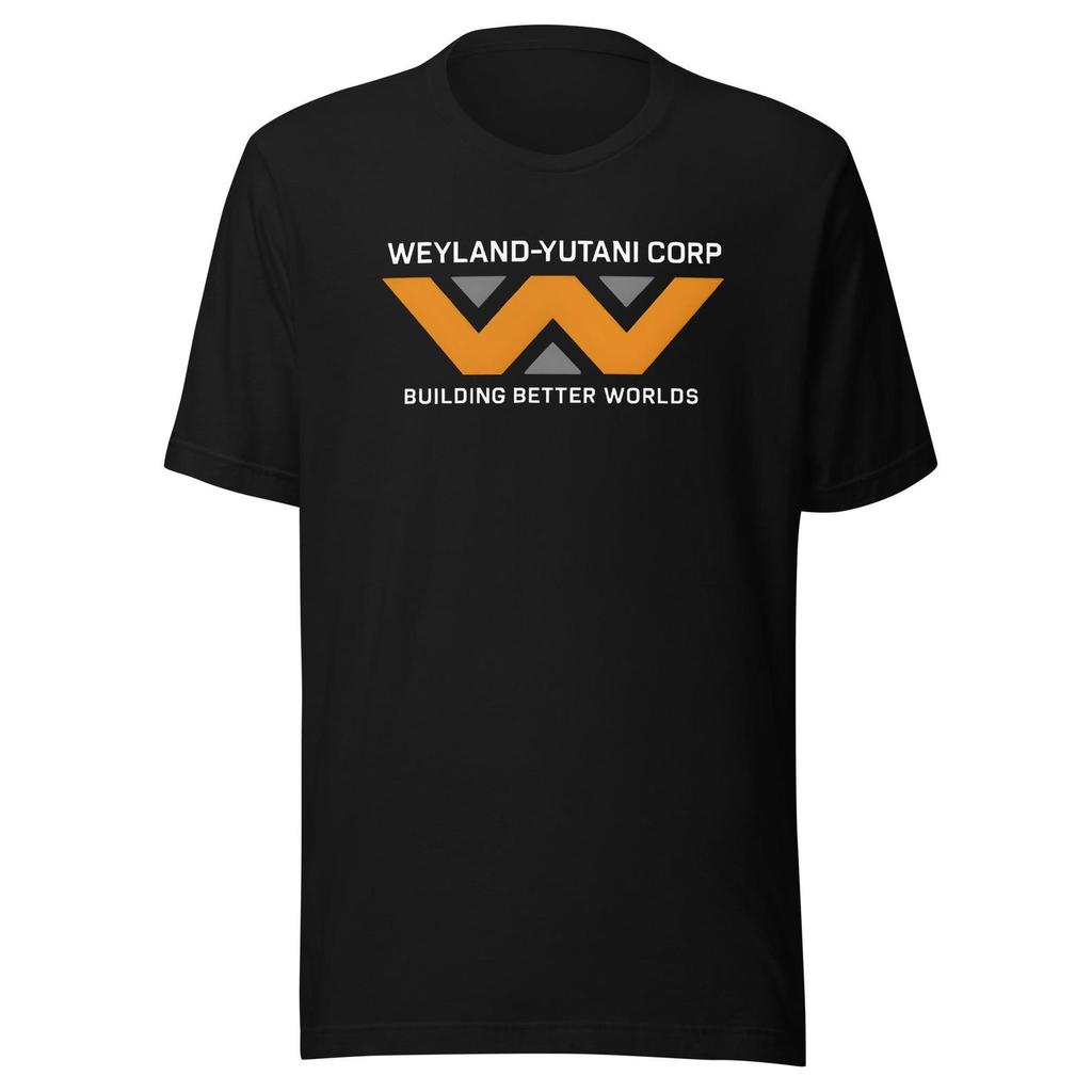 Weyland-Yutani – Premium DTF Print T-Shirt – Alien Corporation “Building Better Worlds” Tee