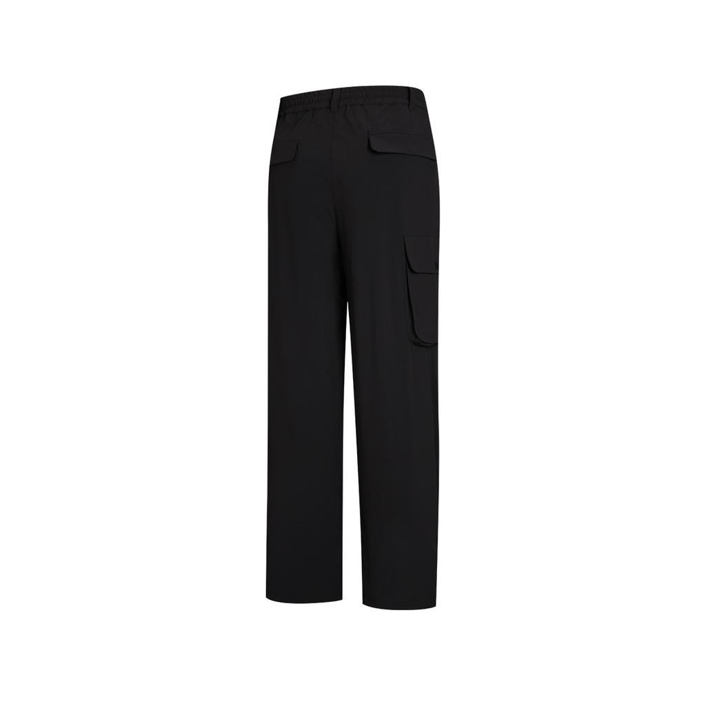 Saucony Star Trail Roaming Woven Solid Color Lace-Up Mid-Rise Casual Pants Women pants SA1269WP12L-BK001